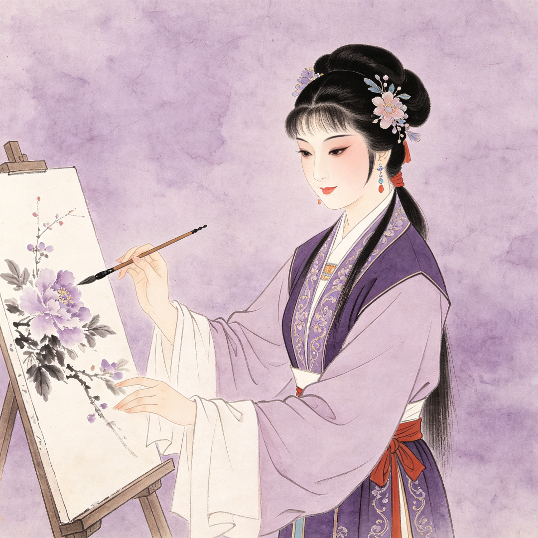 风尘女画家