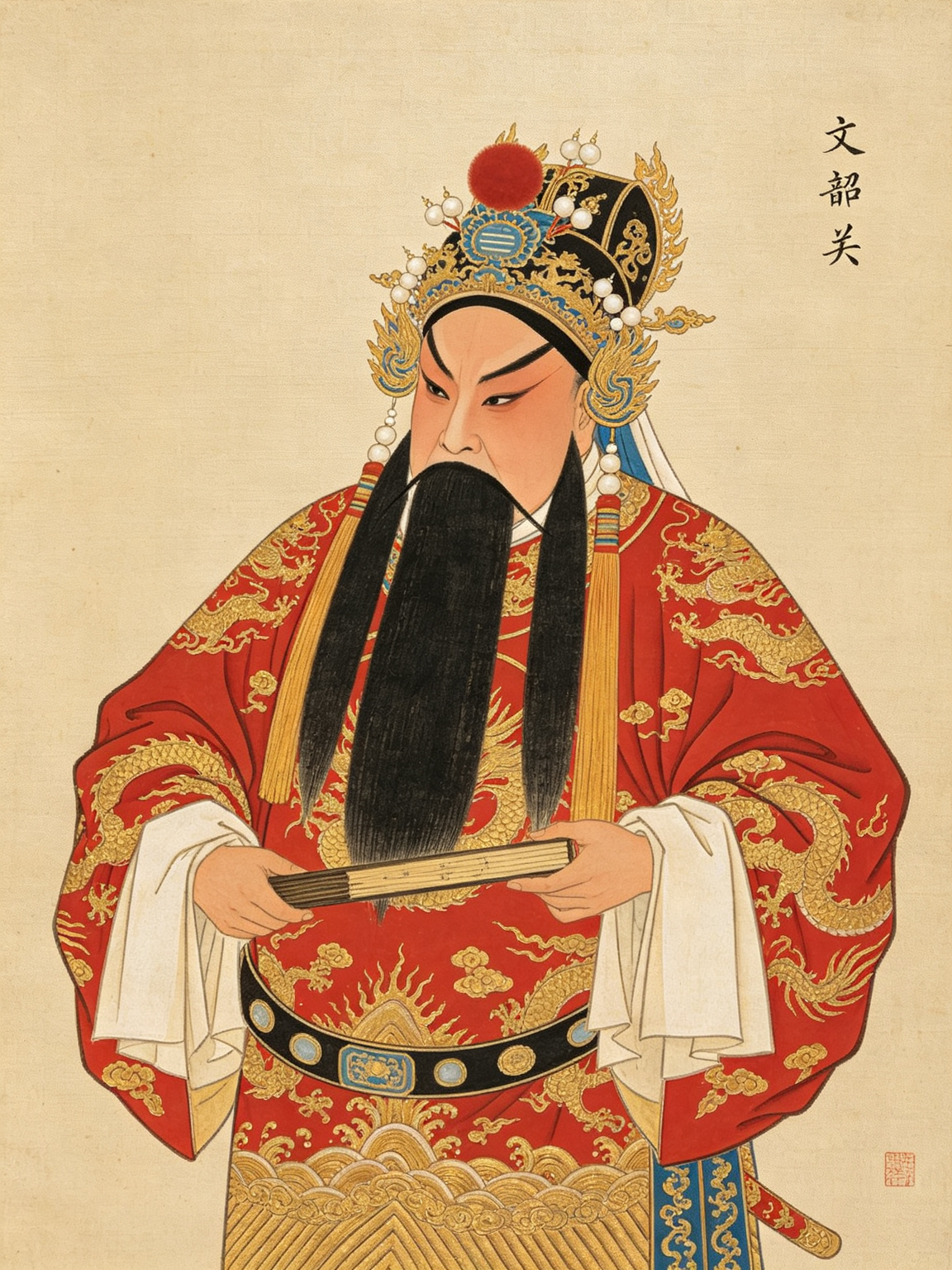 京剧文昭关舞台艺术照——杨宝森大师文昭关经典舞台形象，杨派老生伍子胥