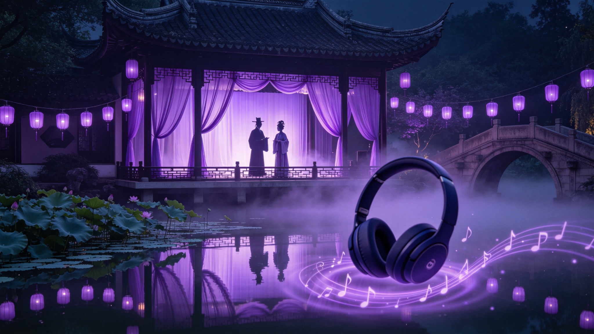 越剧MP3免费下载 越剧江南戏台背景