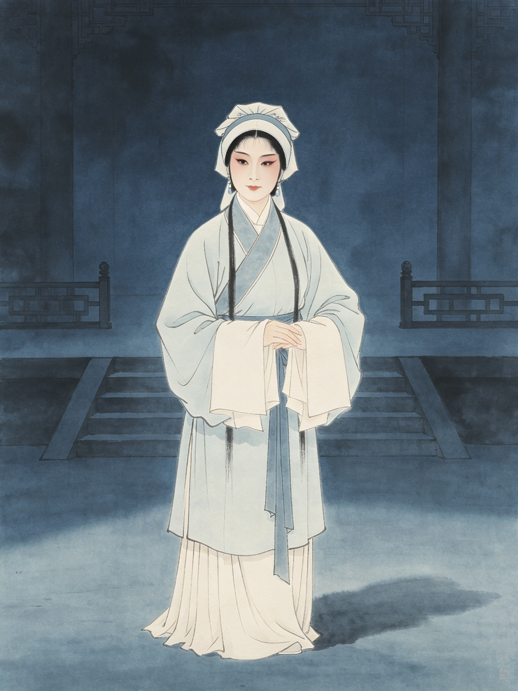 yuanxuefen越剧大师人物画像