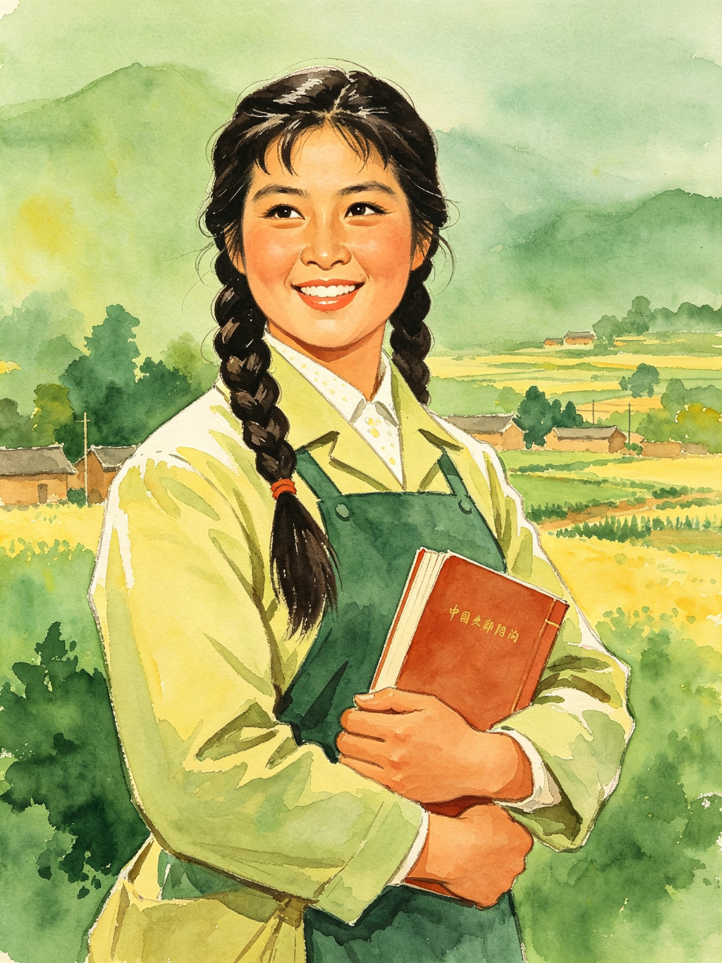 豫剧朝阳沟人物插图