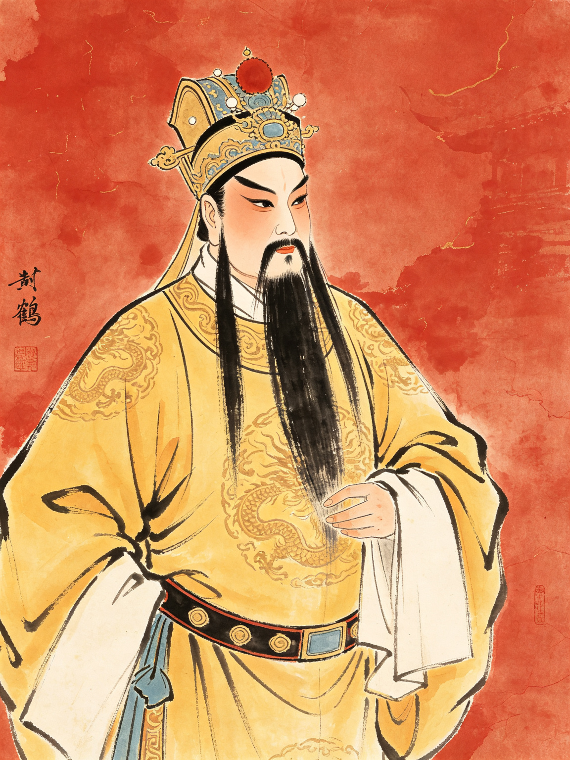 豫剧黄鹤楼人物插图
