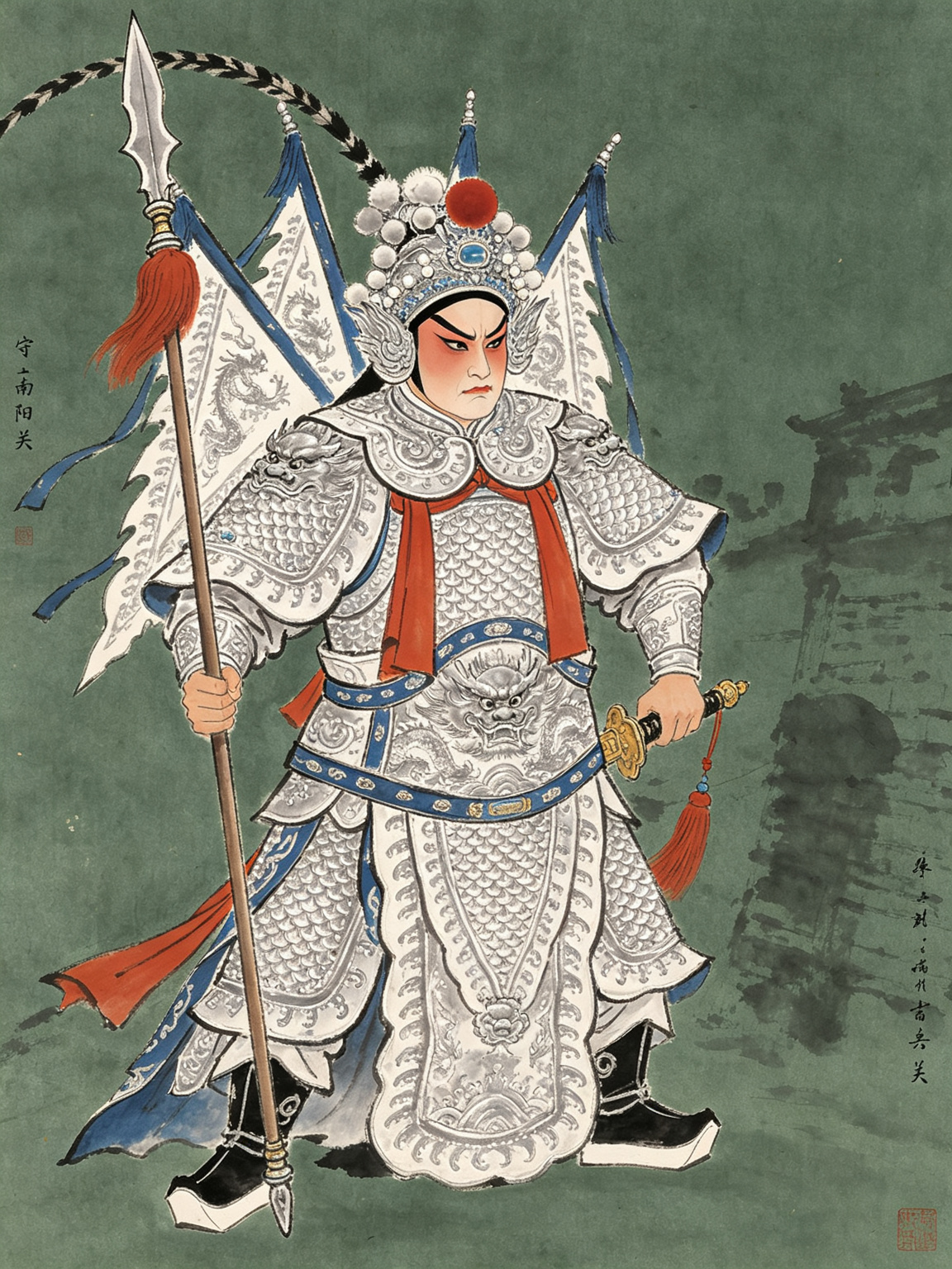 豫剧南阳关人物插图