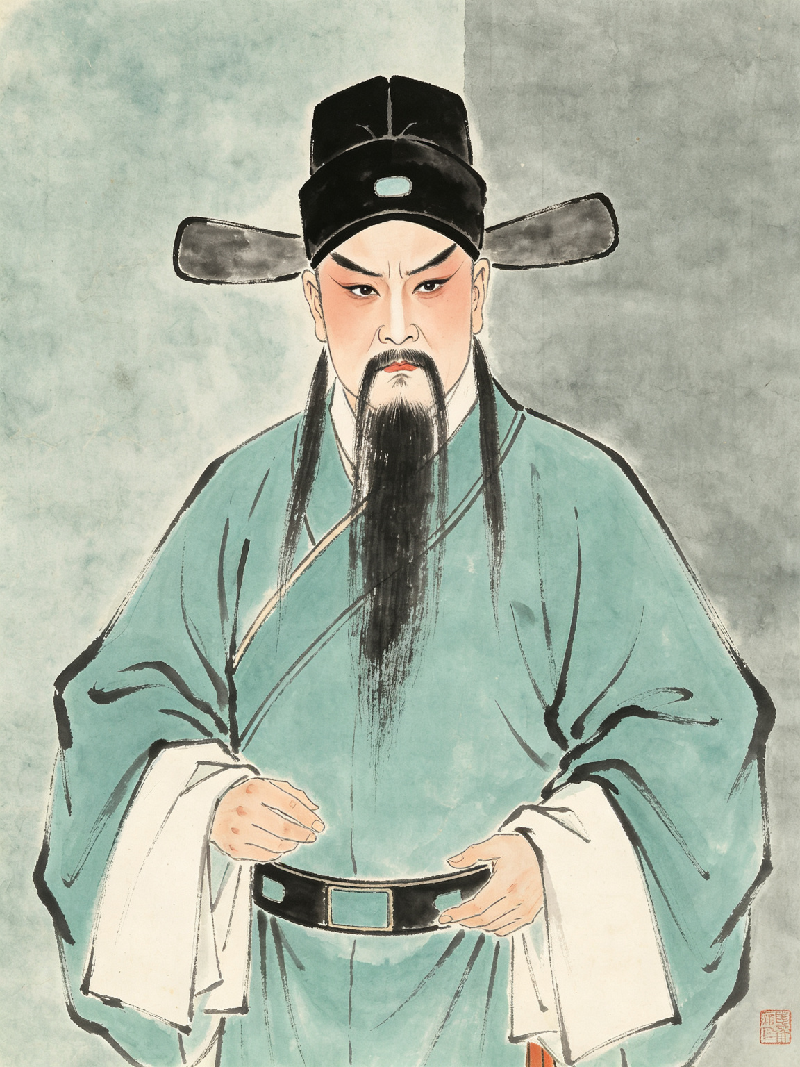 豫剧十五贯人物插图